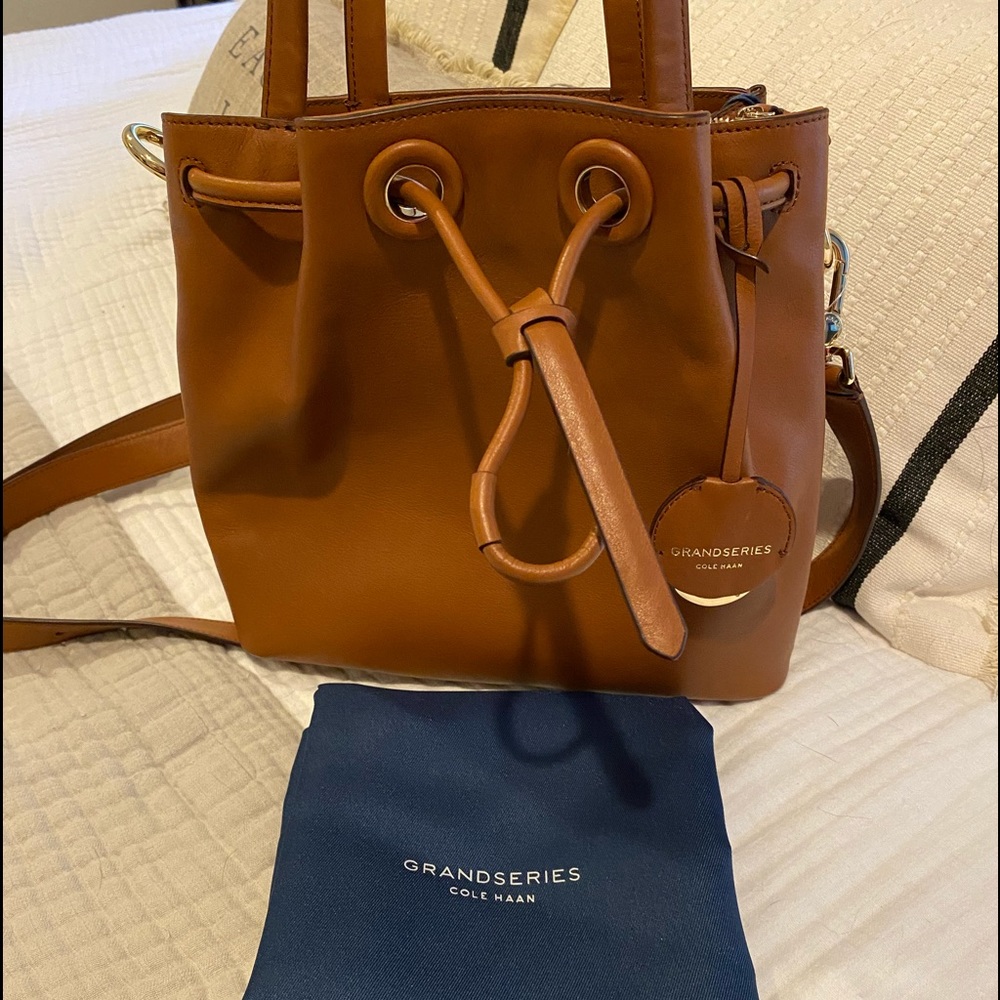 Tan Cole Haan  handbag with strap